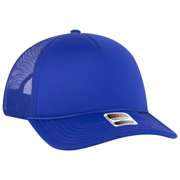 OTTO CAP® 5 Panel Low Profile Mesh Back Trucker Hat Thumbnail