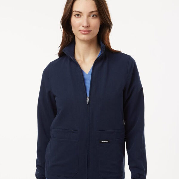 Women's Ceri Essential Full-Zip 6-Pocket Scrub Jacket Thumbnail