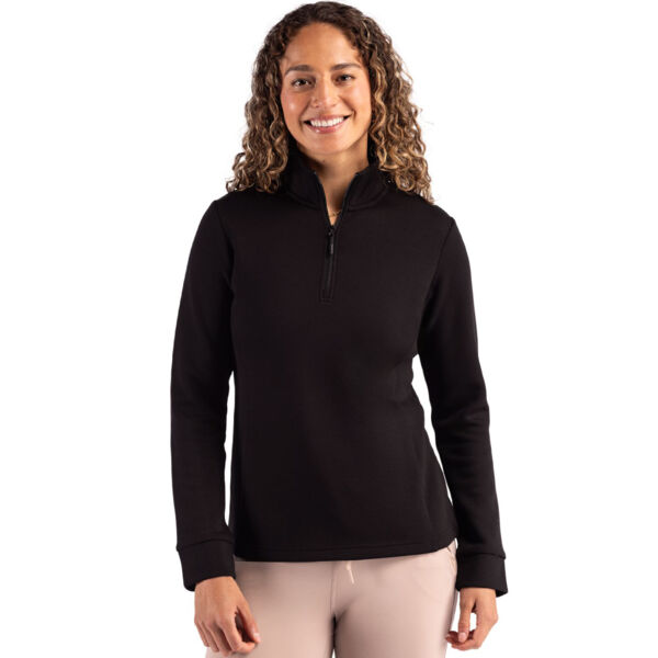 Clique Haven Recycled Womens Quarter Zip Sweatshirt Thumbnail