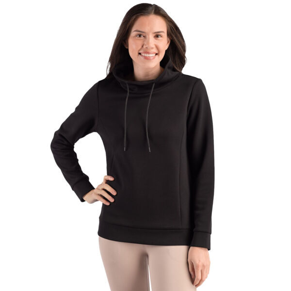 Clique Haven Recycled Womens High Collar Pullover Sweatshirt Thumbnail