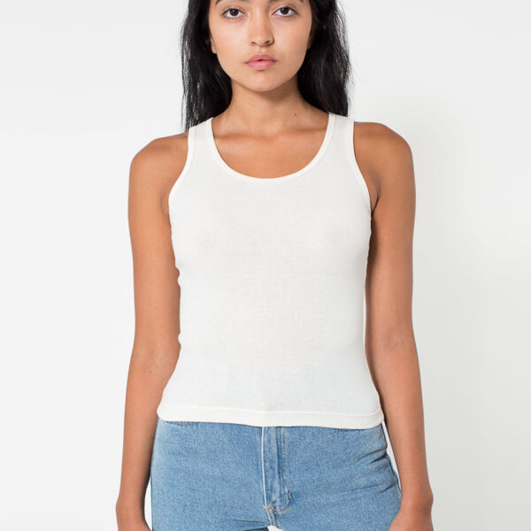 3308ORG Organic 2x1 Rib Boy Beater Tank Thumbnail