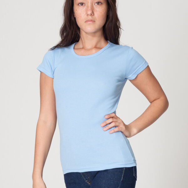 4321 Baby Rib Cap Sleeve T-Shirt Thumbnail